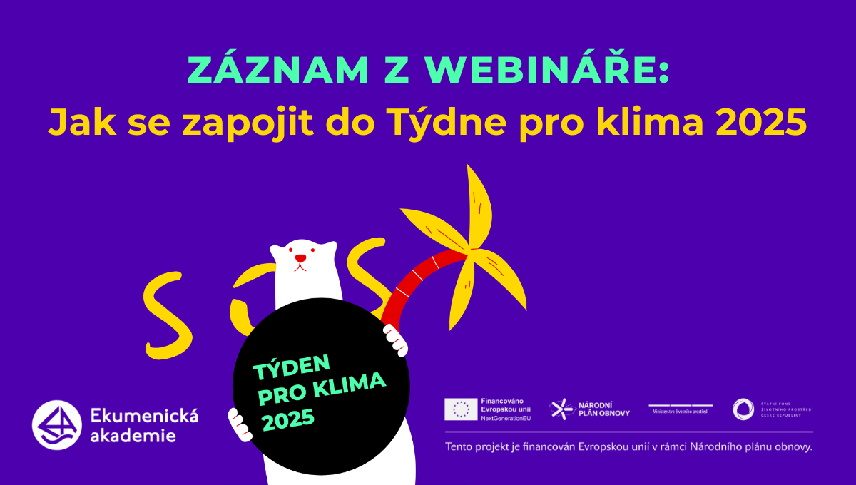 Podívejte se na záznam z webináře o Týdnu pro klima 2025!